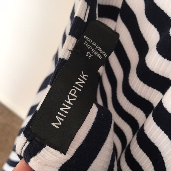 MINKPINK dress XS stripe from homecoming hnl - Picture 3 of 4